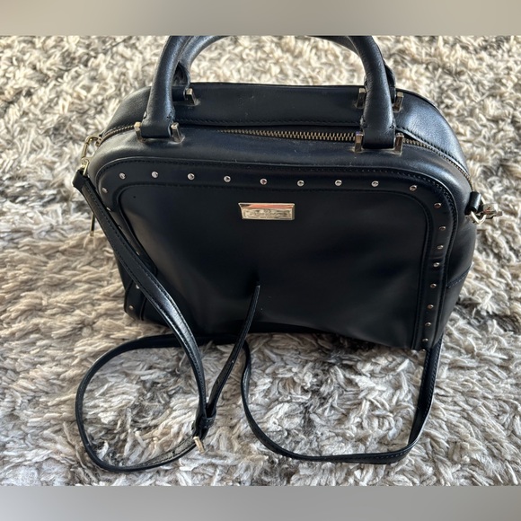 Kate Spade Studded Helena Street Large Rocki Black Crossbody/ Adj.Shoulder Strap - Picture 2 of 13